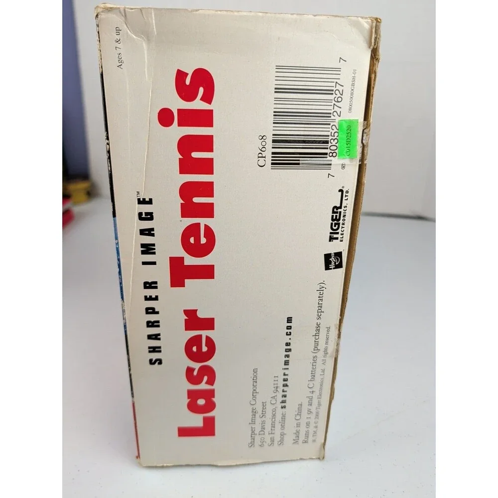 VTG 2000 TIGER Electronics LASER TENNIS Electronic Board Game RARE NIB Table Top